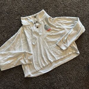 Victorias Secret PINK Cropped White Jacket